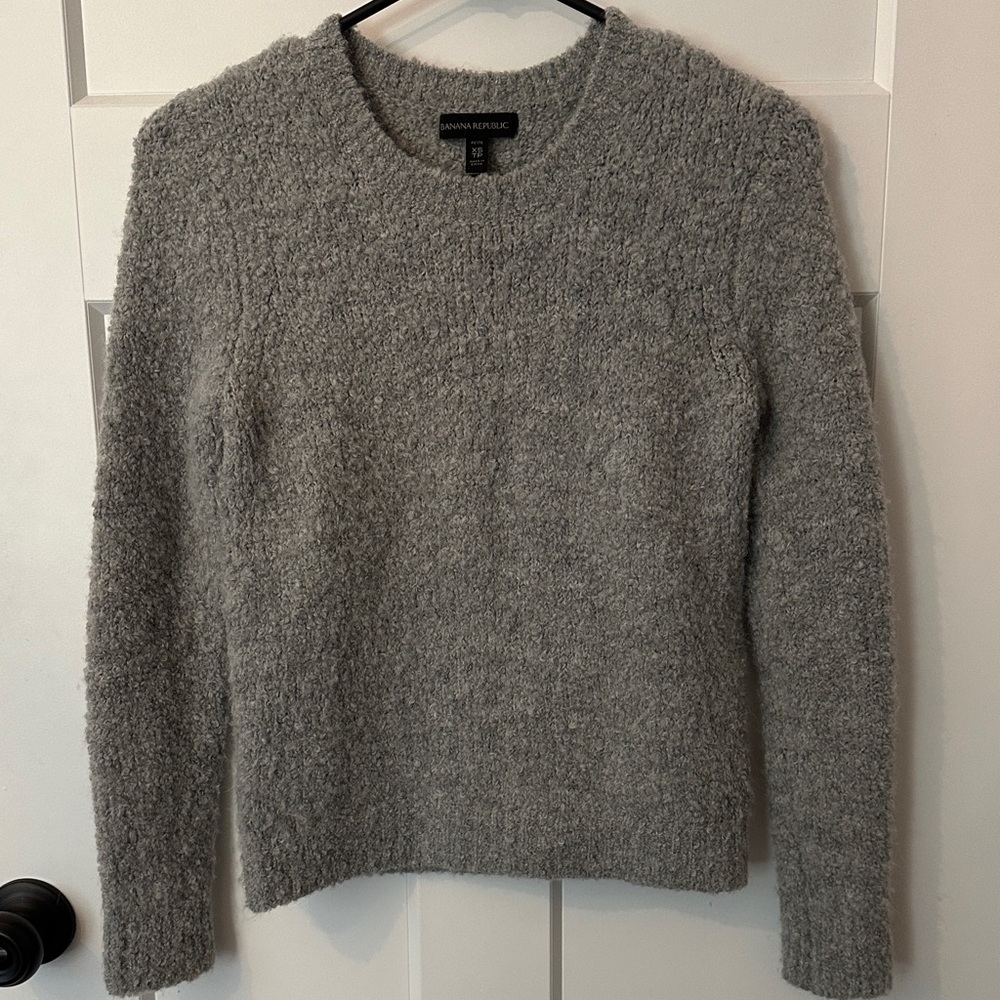 Banana Republic Grey Crewneck Sweater